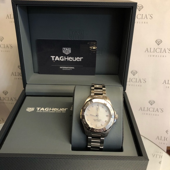 Tag HEUER AQUARACER Ladies watch-NEW - Picture 1 of 9